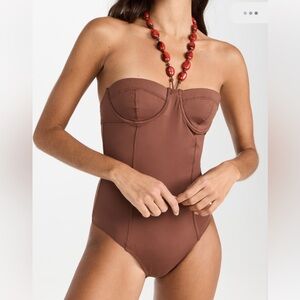 NWT STAUD Harper Beaded One Piece